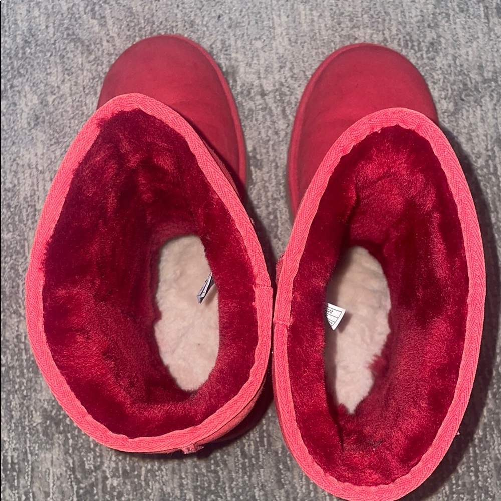 UGG Red Suede Boots - Picture 8 of 10